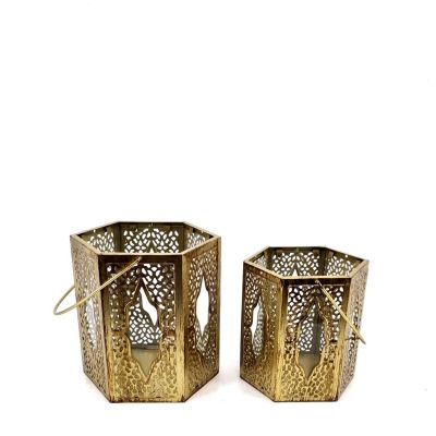 Waxinelichthouders set x 2