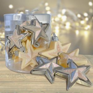 CHRISTMAS STARS  65 mm Goud onbreekbaar