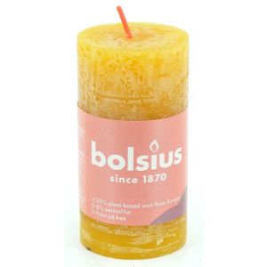 Bolsius stompkaars Honeycomb yellow
