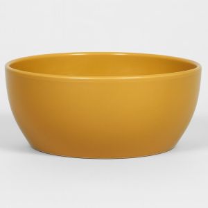 Schaal Boule OkerGeel D24,5H9,5cm