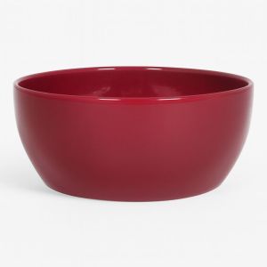 Schaal Boule WijnRood D24,5H9,5cm