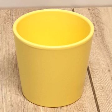 Dida pot Yellow 13 cm