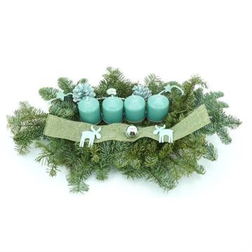 new photo blue/green advent arrangemnt