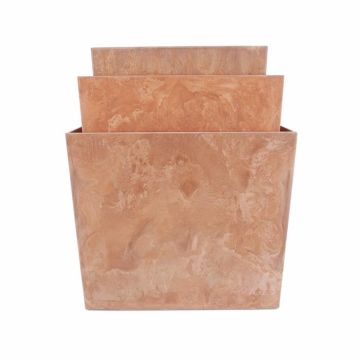 Set x3 Pot Maud Oak