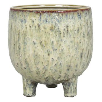 15.320 Pot op voet sierra creme 15 cm