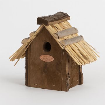 NK09 Nestkast winterkoning rieten dak Studio NK09 Nestkast winterkoning rieten dak Studio