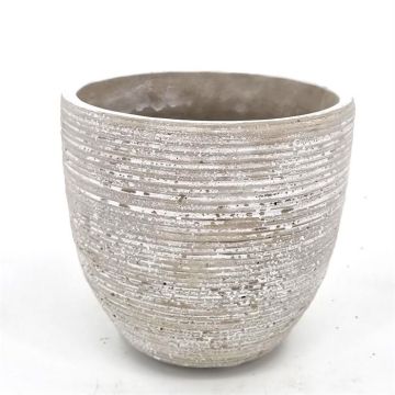 Egg Pot Grey 18 cm