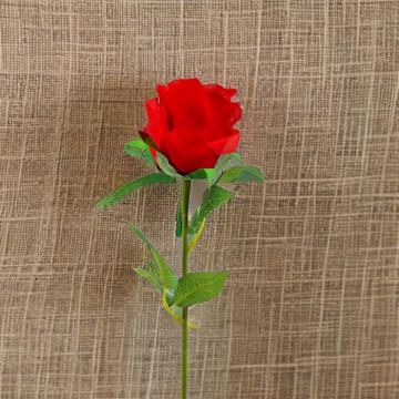 Artificial rose Red