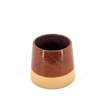 Kurkvormige pot tweekleurig Ø 13cm