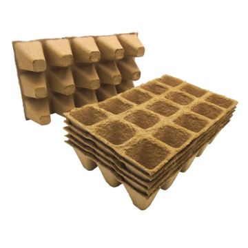 Biologisch tray 15 vakjes 5 cm