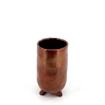 Vaas op voet Brons 20 cm h