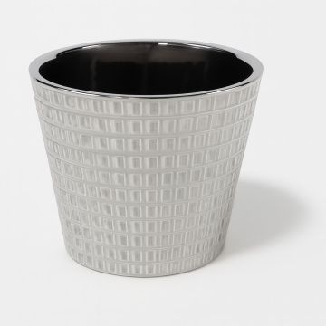 Silver pot Ø 10 cm Studio