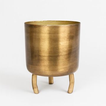 20203 dobra pot oud goud metaal 10x12cm Studio 20203 dobra pot oud goud metaal 10x12cm Studio