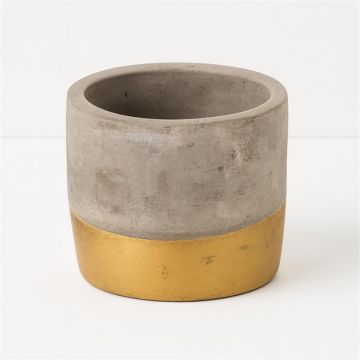 Betone pot met gouden randje 10 cm Studio