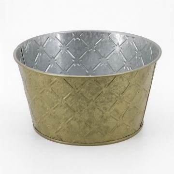 Metallic schaal Ø 17 cm Studio White