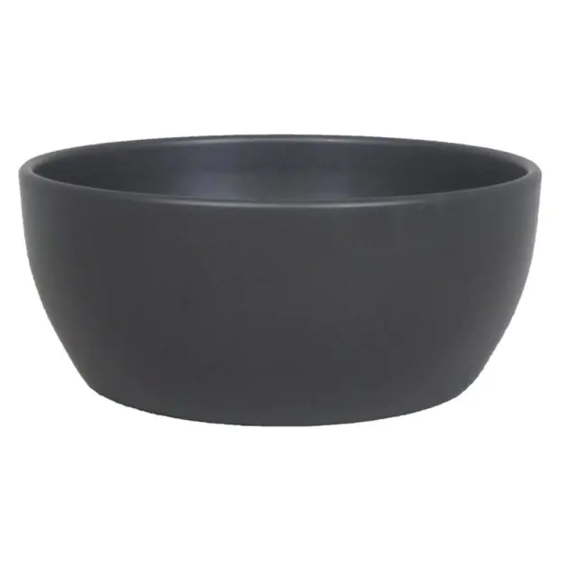 Schaal Boule Antraciet Mat D24