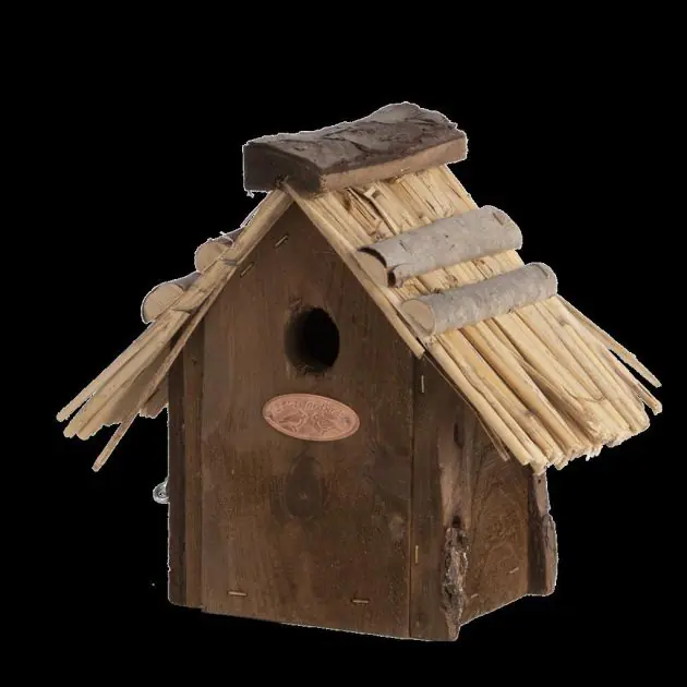 NK09 Nestkast winterkoning rieten dak
