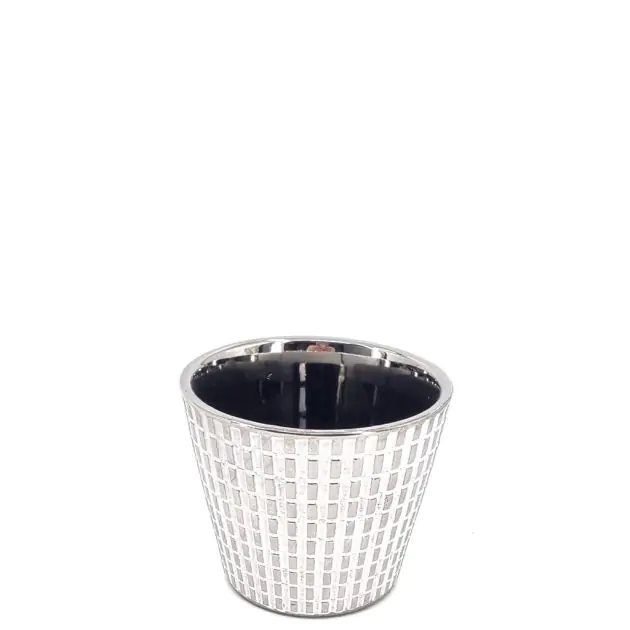 Silver pot Ø 10 cm